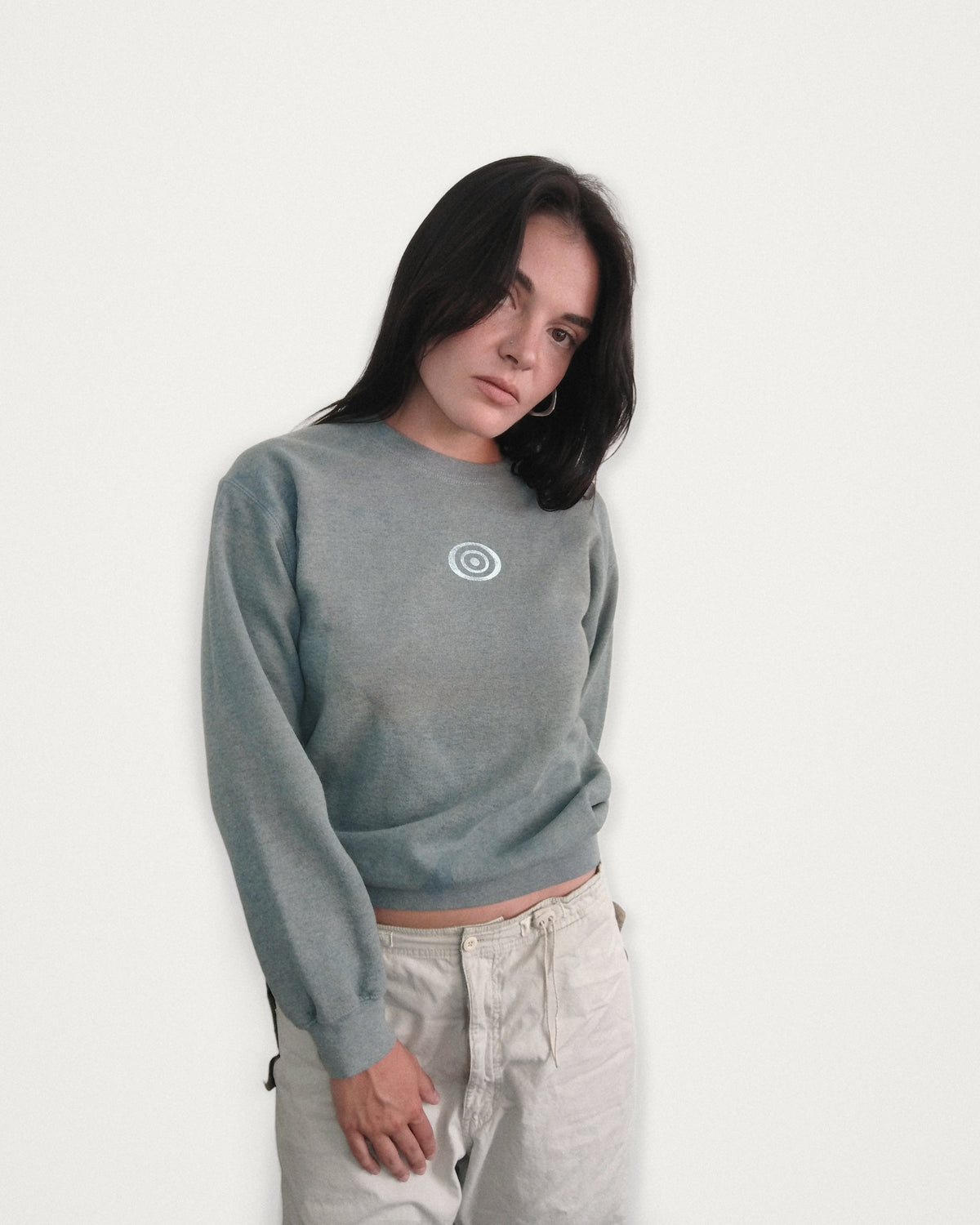 1/1 - Light Sky + White Logo (Quarter Long Sleeve)